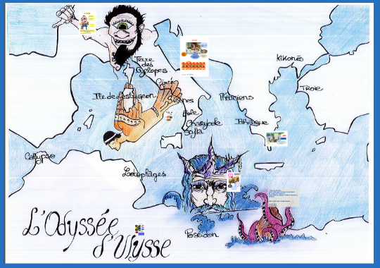 Carte Interactive De L Odyssee D Ulysse Masterpieces Saint Jean